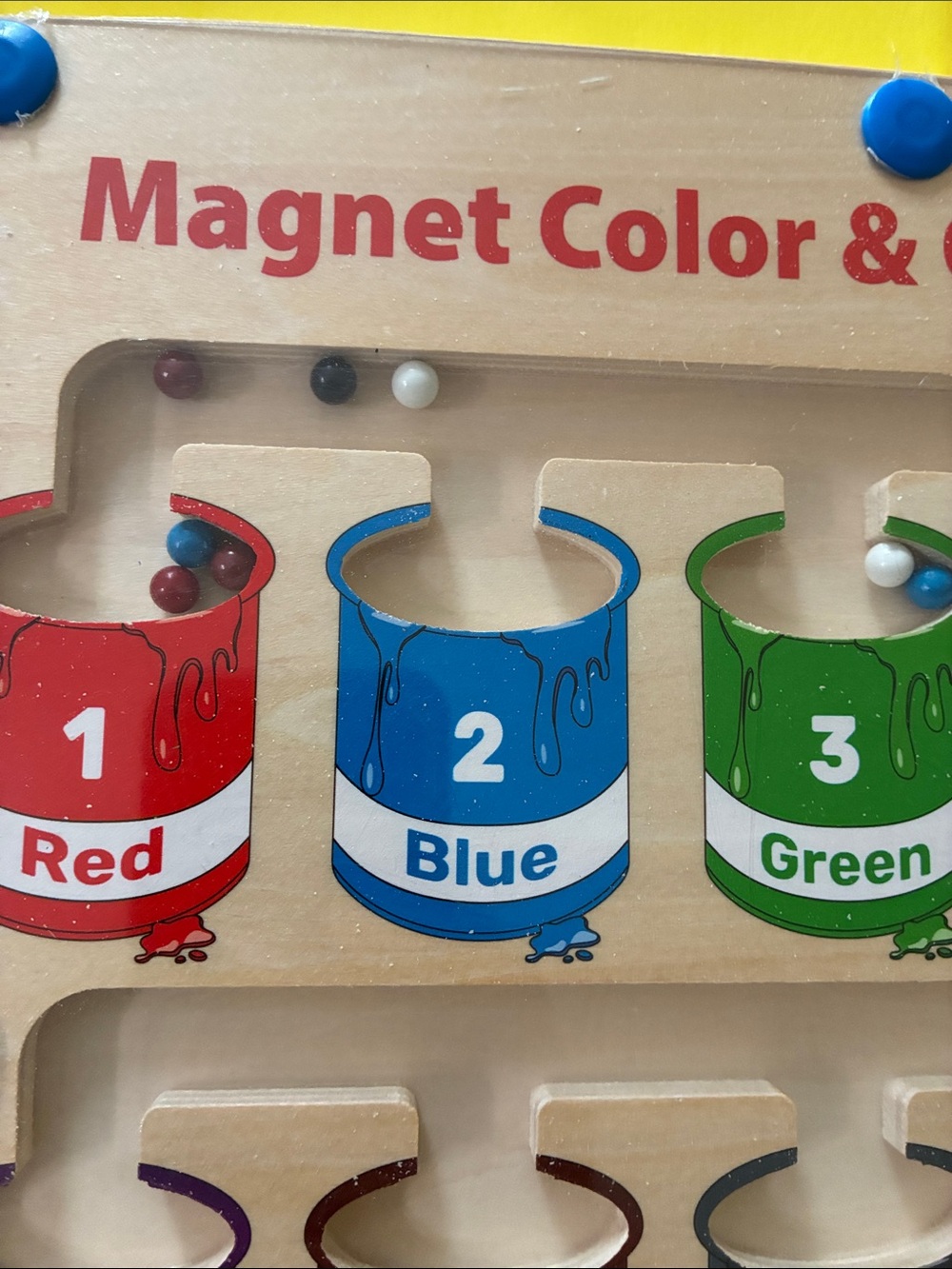 MAGNET COLOR & COUNTING MAZE - Picture 3 of 10